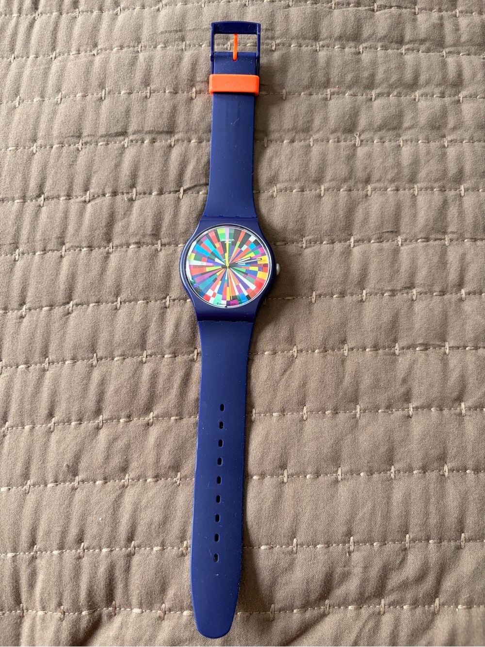 Swatch watch. Color explosive Silicone Strap Watch